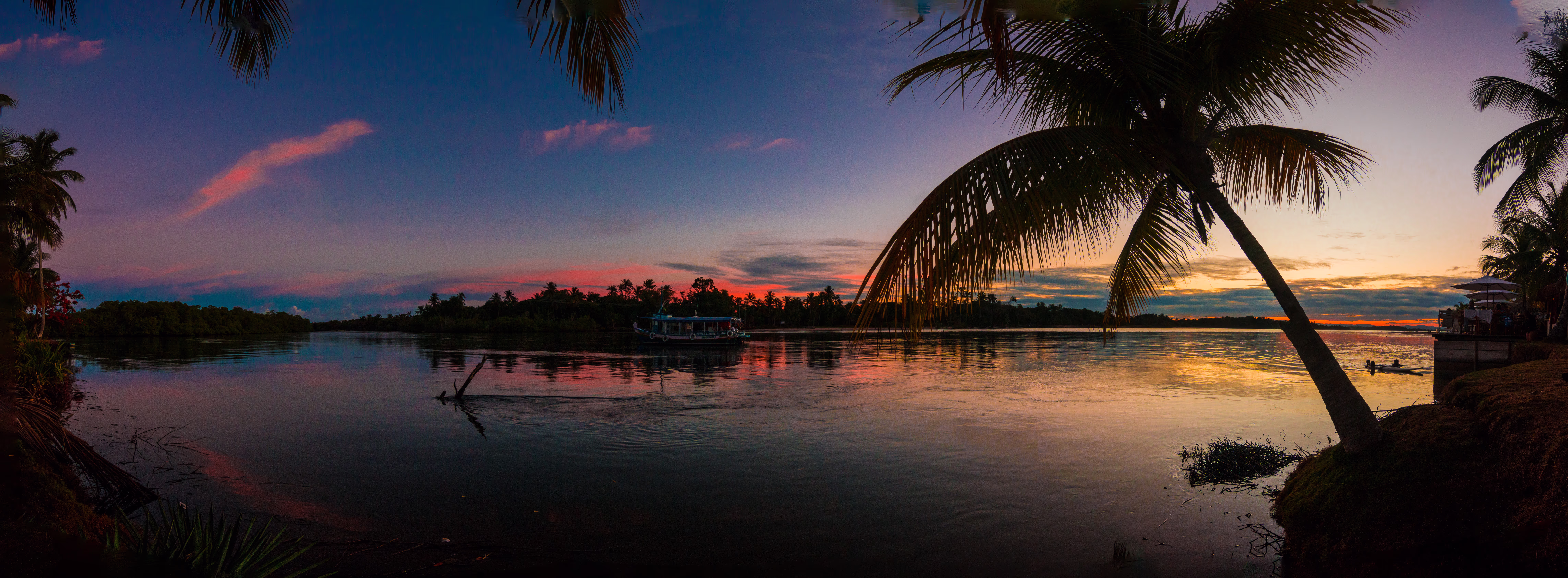 Stunning sunset over the bay at Bahia Grande Stunning sunset over the bay at Bahia Grande
