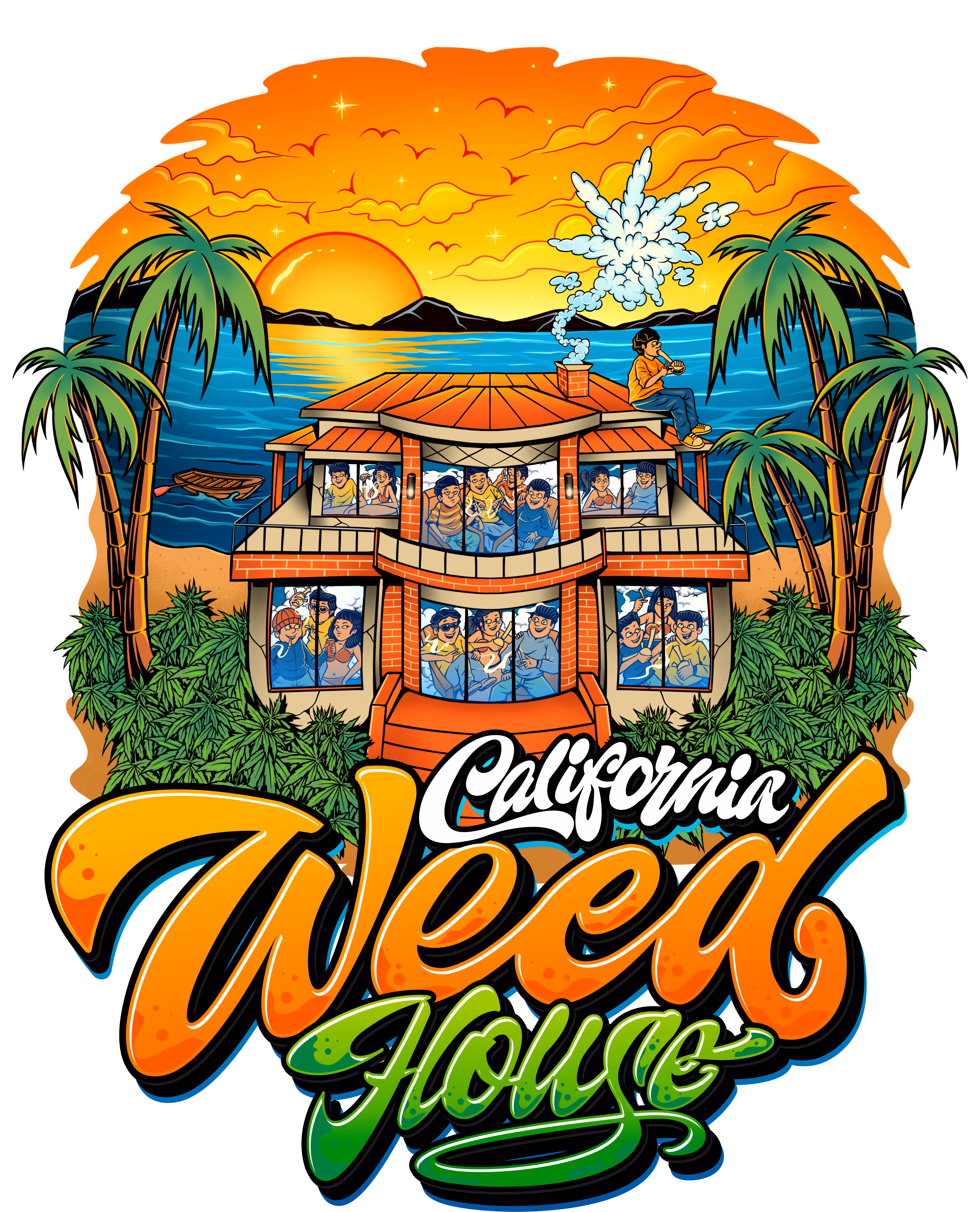 #712 California Weed House in Palma interior