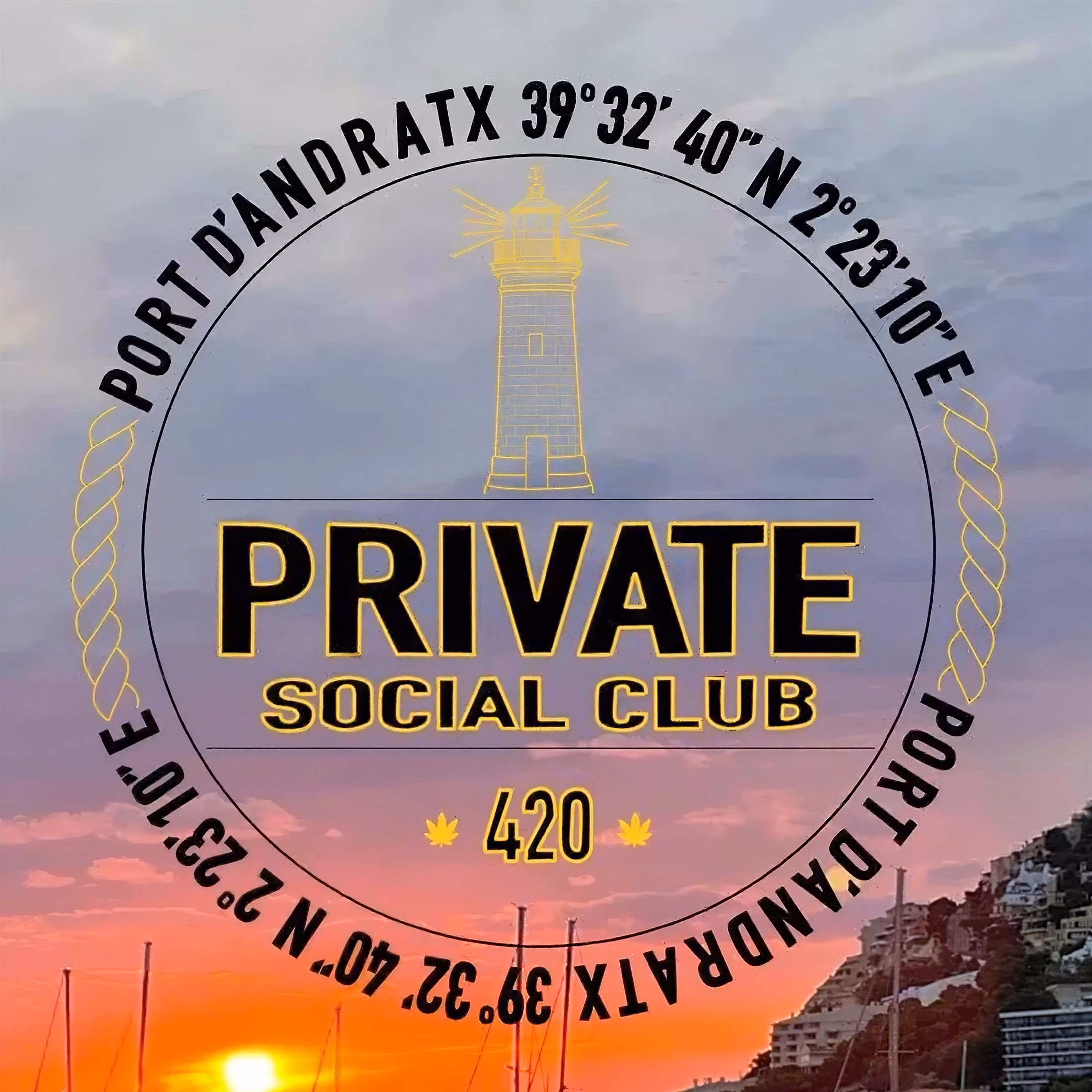 Logo Private Social Club 420 Port d'Andratx Logo Private Social Club 420 Port d'Andratx