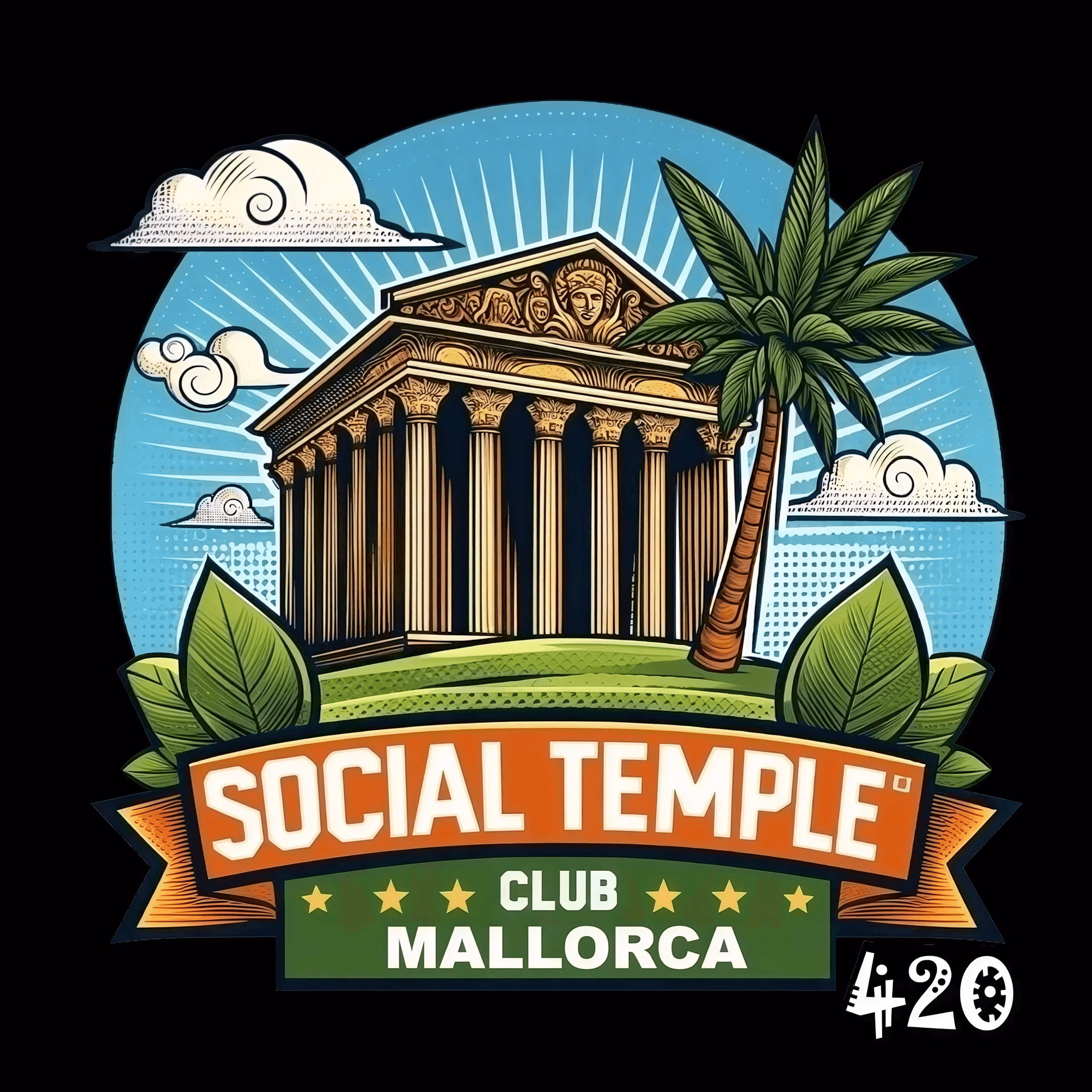 Social Temple Club 420 logo