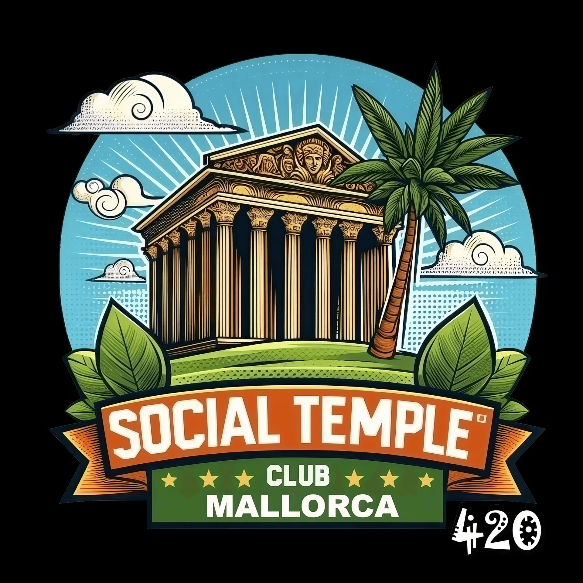Social Temple Club 420 logo